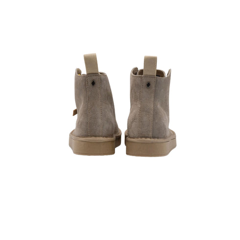 Panchic Stivali Stivaletto Donna in Suede con lacci in contrasto Walnut yellow - Francavilla Moda